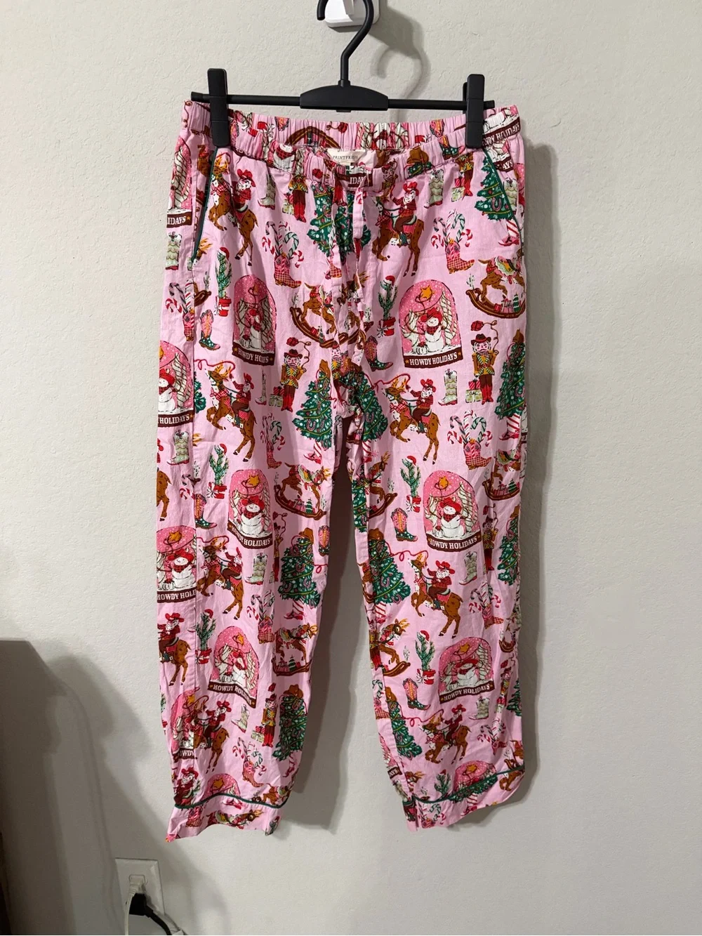 PRINTFRESH - COWBOY CHRISTMAS LONG PAJAMA SET MEDIUM - Picture 7 of 12